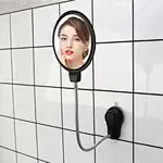 suction lighted makeup mirror