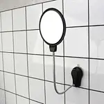 suction lighted makeup mirror